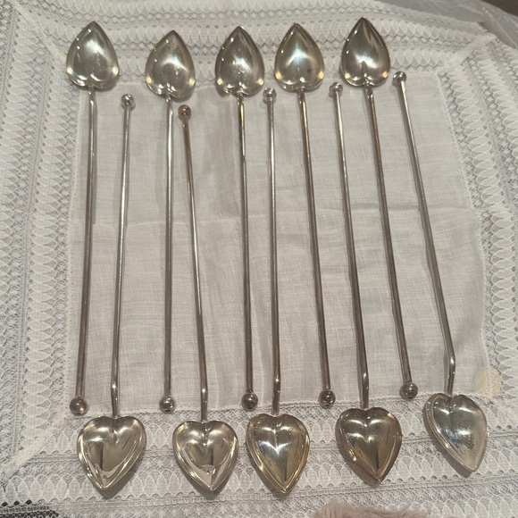Wallace Sterling Silver Other - 1920s Wallace Sterling Silver Julep Iced Tea Sipping Spoons Set Of 10